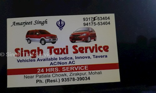 Singh Taxi Service in Zirakpur, mohali - 140601