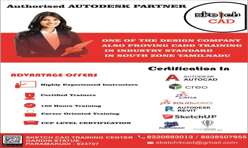 sketch cadd pvt ltd in Gandhiji Street, Paramakudi - 623707