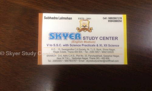 Skyer Study Center in Thane West, Mumbai - 400606