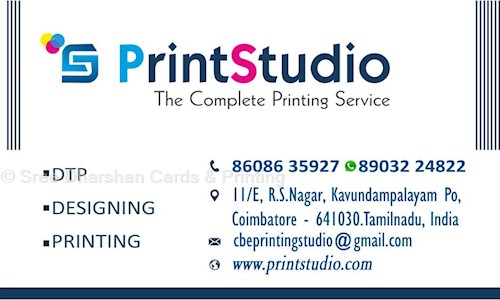 Sree Dharshan Cards & Printing in Saibaba Colony, Coimbatore - 641030