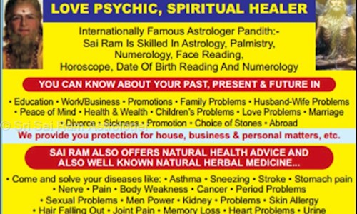 Sri Sai Ram Astrologer in Geddalahalli, Bangalore - 560094