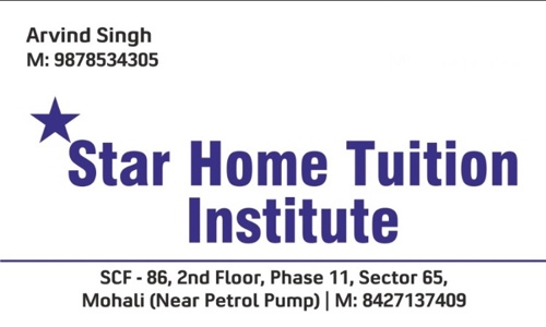 Star Home Tuition in S.A.S. Nagar, Chandigarh - 160065