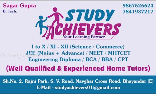 Study Achievers in Bhayandar East, Mumbai - 401105