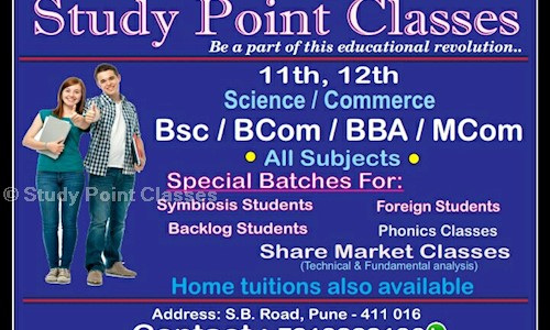 Study Point Classes in Gokhale Nagar, Pune - 411016