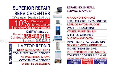Superior Repair Service Center in Bow Bazar, Kolkata - 700012