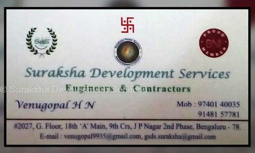 Suraksha Development Services in Yelachenahalli, Bangalore - 560078