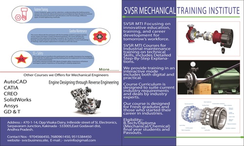 SVSR Mechanical Training Institute in Sarpavaram, Kakinada - 533005