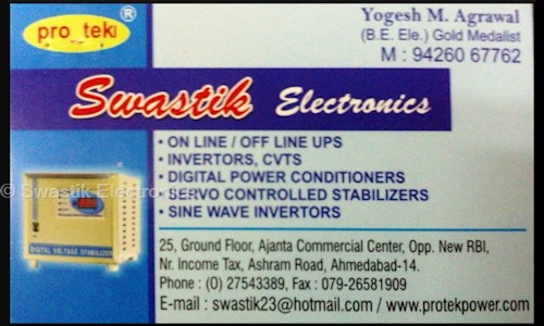 Swastik Electronics in Ellis Bridge, Ahmedabad - 380009