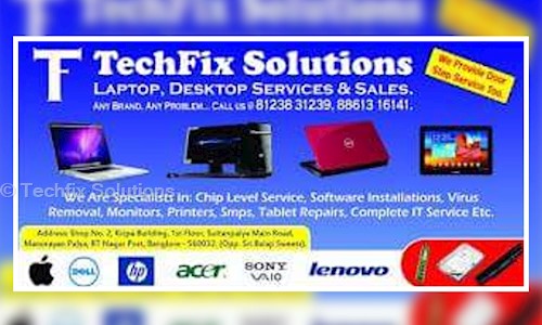Techfix Solutions in Hebbal, Bangalore - 560032