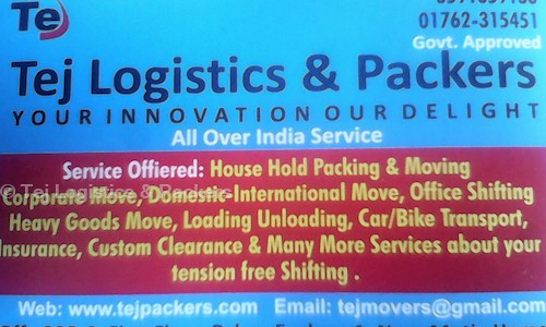 Tej Logistics & Packers in Dhakoli, Zirakpur - 140603
