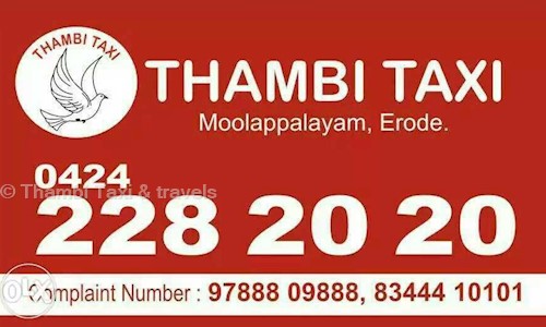 Thambi Taxi & travels in Erode Railway Colony, erode - 638001