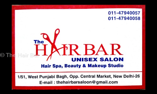 The Hair Bar in Punjabi Bagh, Delhi - 110026