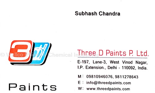 Wallco Paints & Chemical Industries in Vinod Nagar West, Delhi - 110092