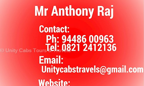 Unity Cabs Tours & Travels in Vijayanagar, Mysore - 570017