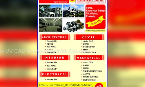 UV CAD Technology With Educadd in Akurdi, Pimpri Chinchwad  - 411033