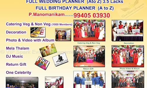 VIP Spark Event Managements in Mogappair West, Chennai - 600037