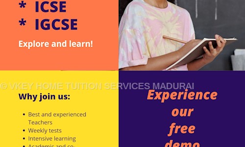 VKEY HOME TUITION SERVICES MADURAI in Madurai City, Madurai - 625001