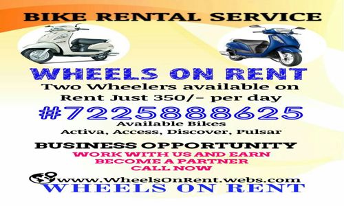 Wheels on Rent in Napier Town, Jabalpur - 482002