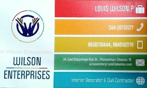 Wilson Enterprises in Tiruvottiyur, Chennai - 600019