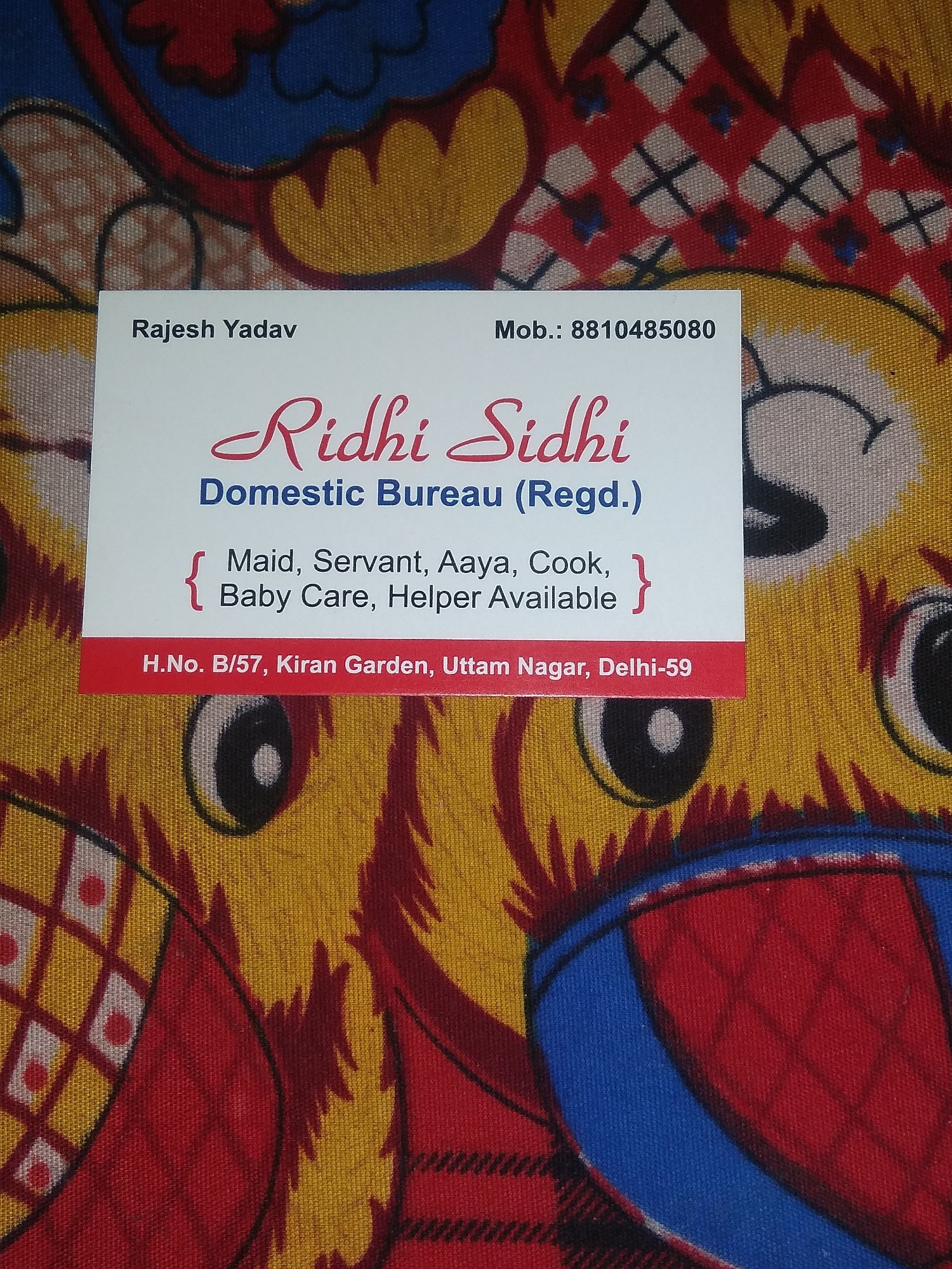 Rajesh Yadav Uttam Nagar Delhi