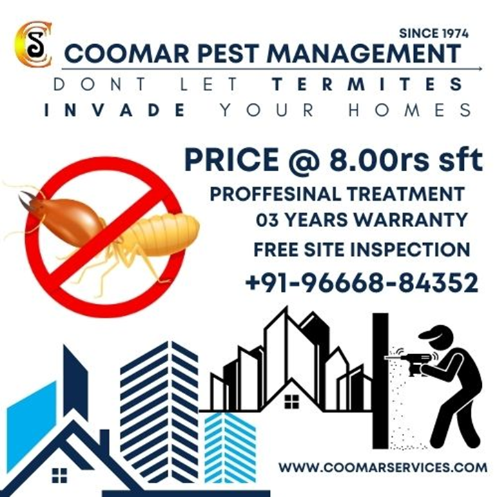 Coomar and Coomar Services in Sarada Nagar Best pest control service