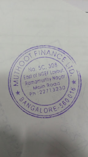 Muthoot Finance Services in Dooravani Nagar, Bengaluru, Karnataka