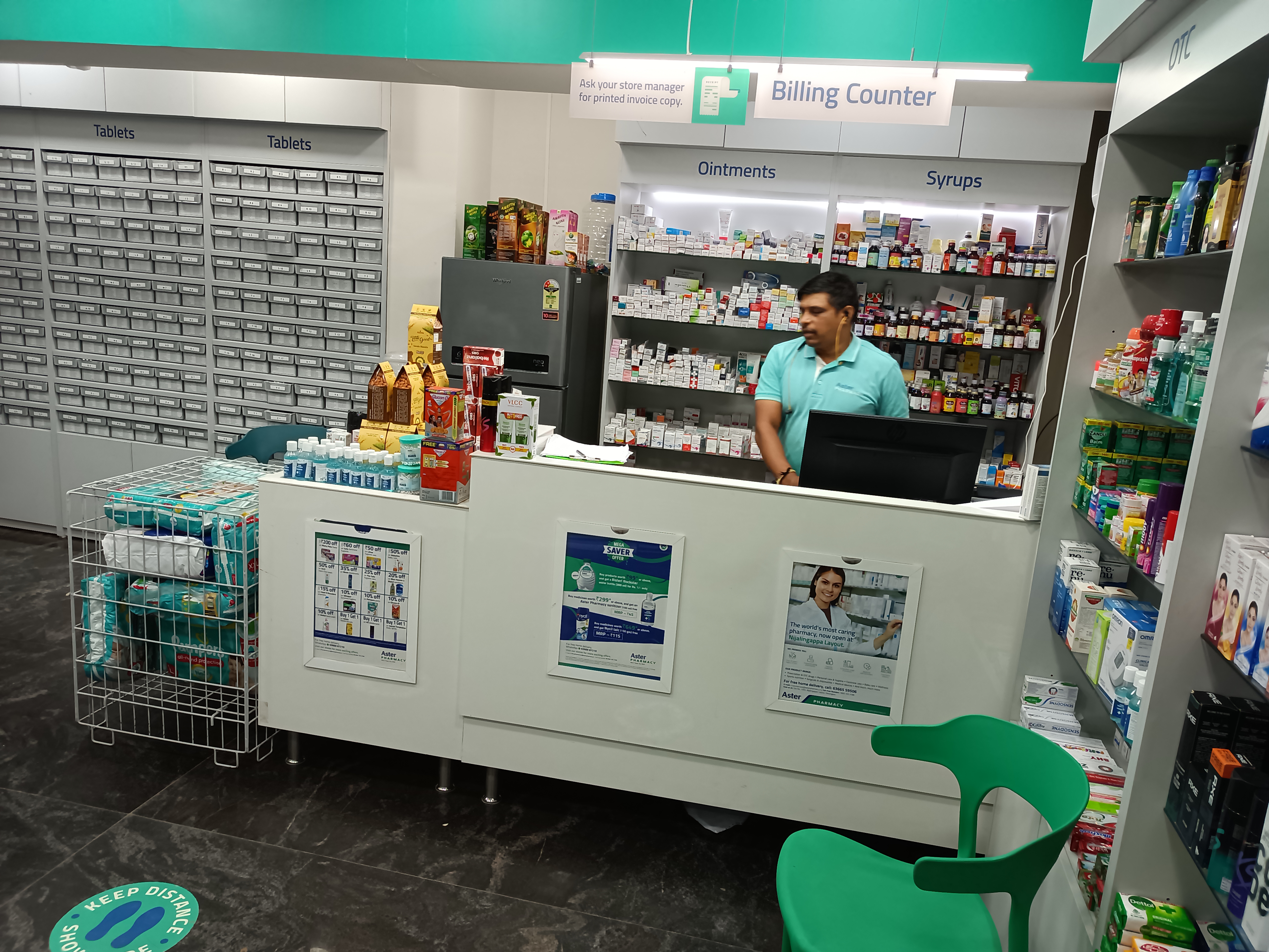 Aster Pharmacy in Nijalingappa Layout, Davanagere