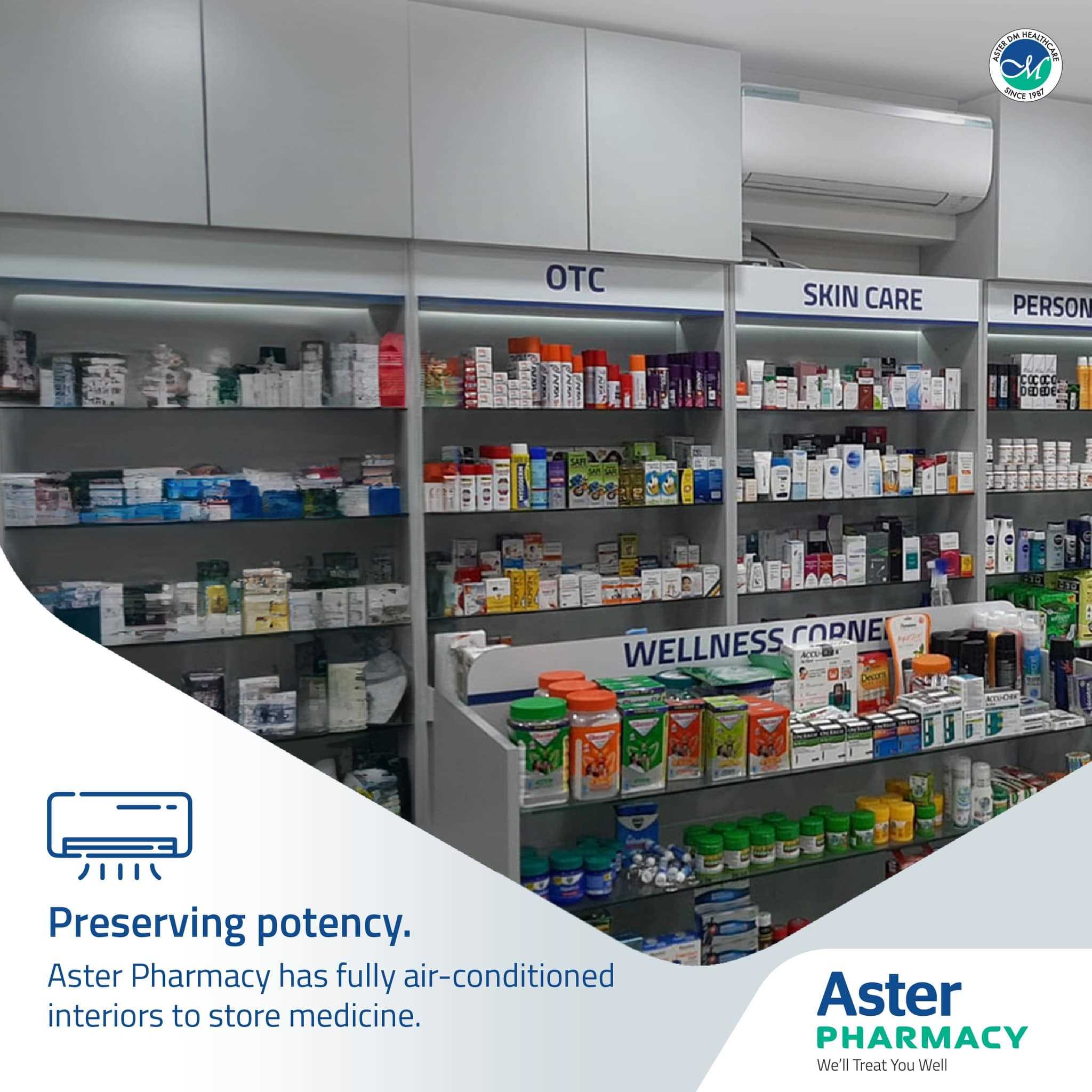 Aster Pharmacy in Pottakkuzhi, Ernakulam