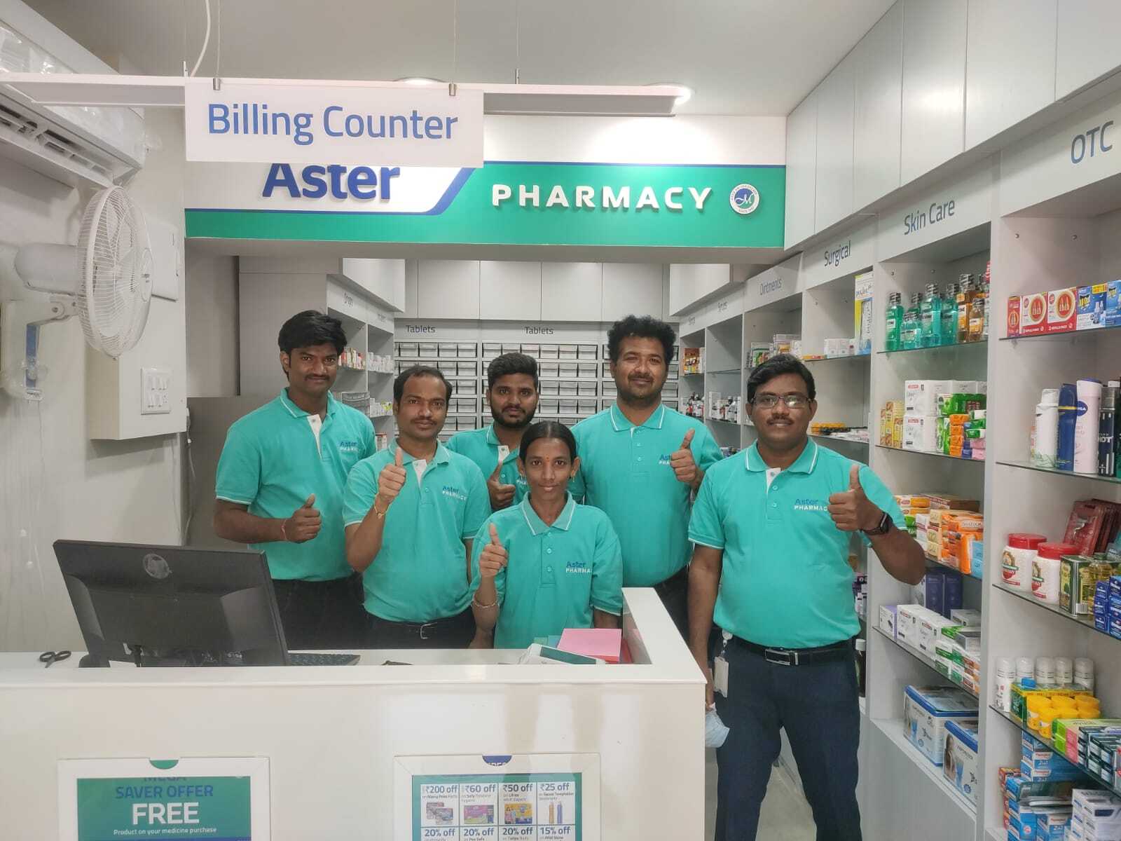Aster Pharmacy in Suraram, Medchal