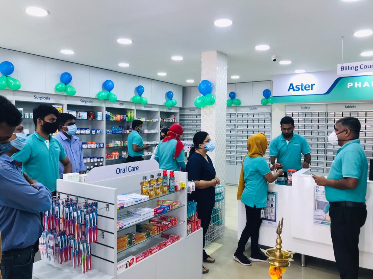 Aster Pharmacy in Thrikkakara, Ernakulam Kerala