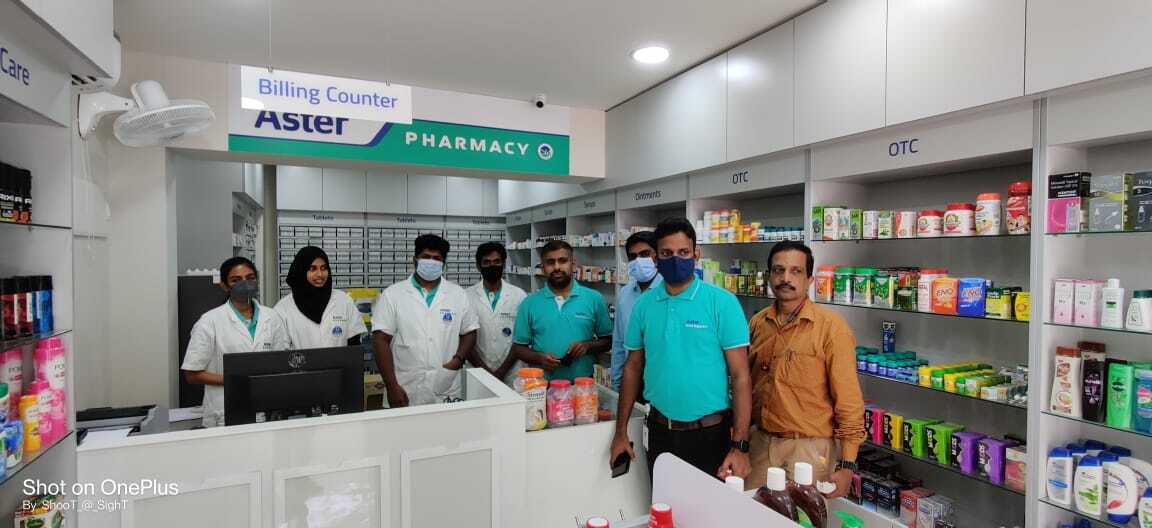 Aster Pharmacy in Vaduthala, Ernakulam