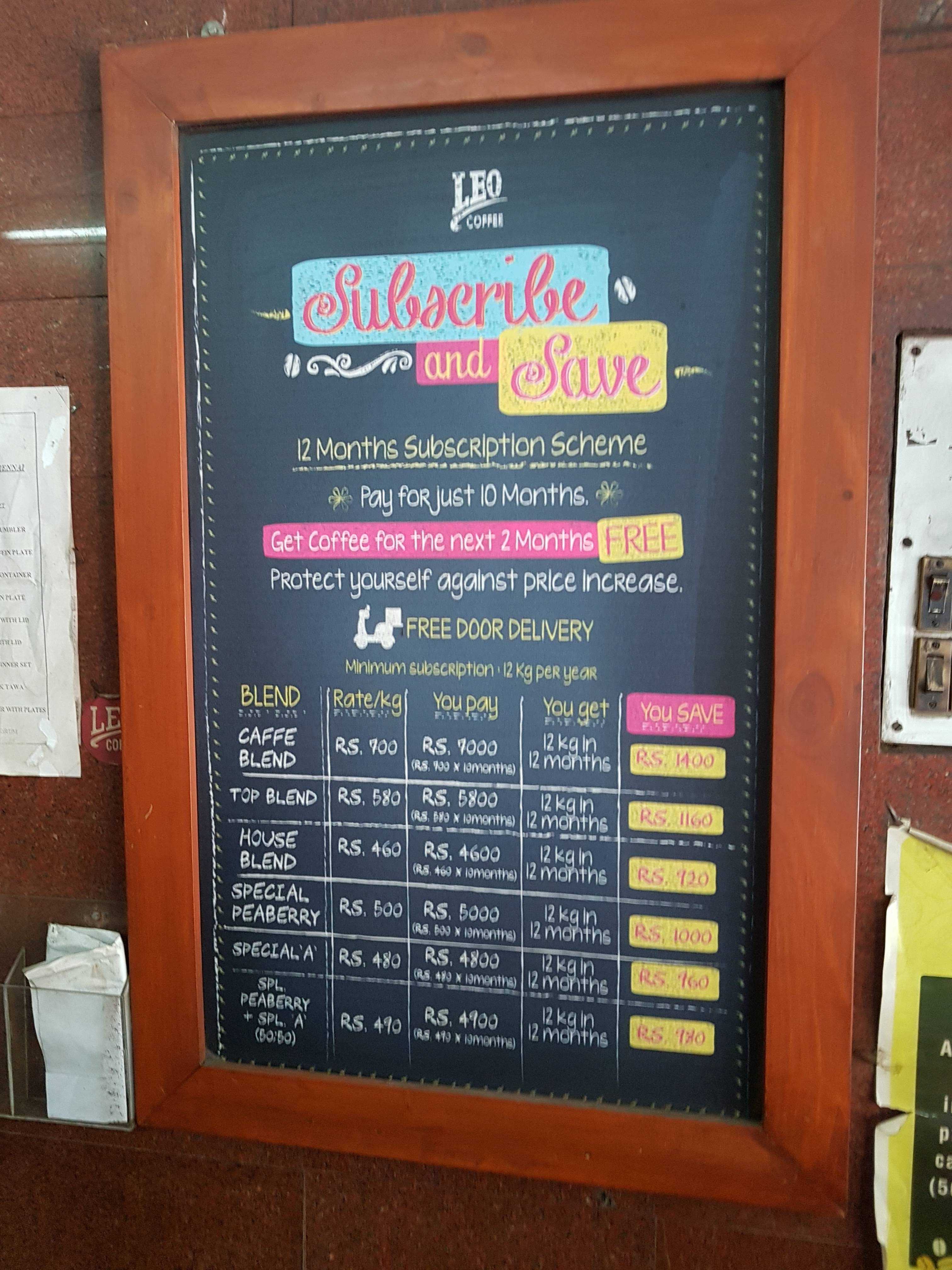Leo Coffee in Tiruvanmiyur