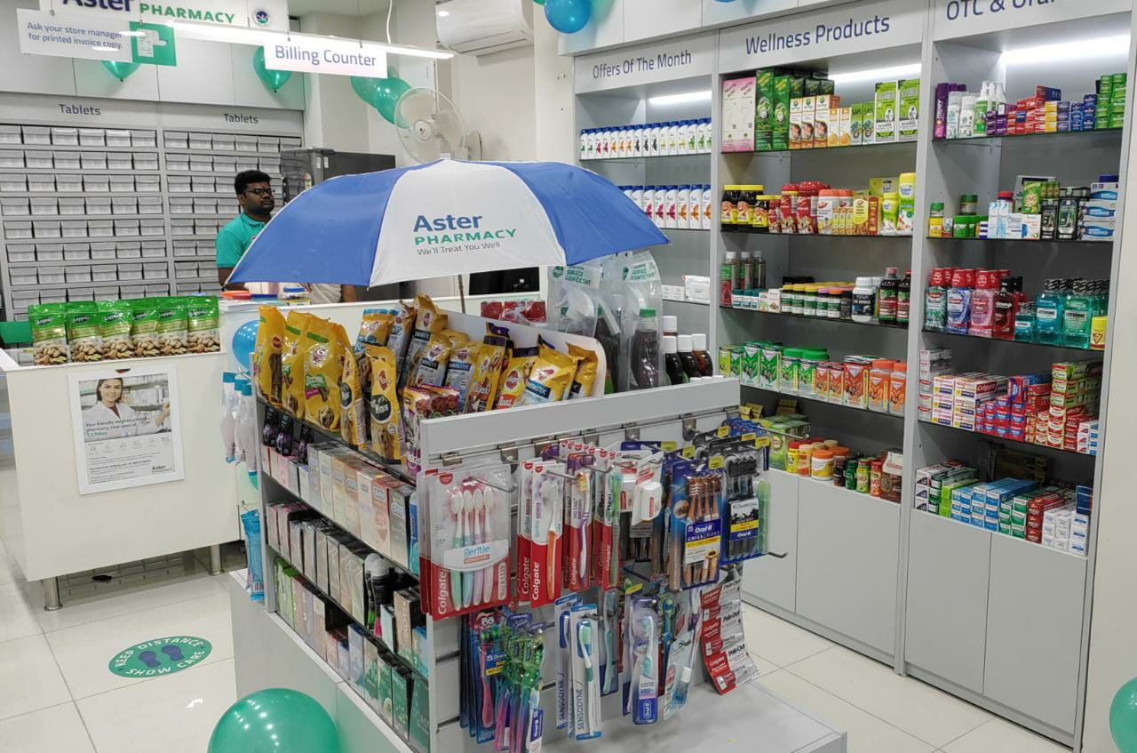 Aster Pharmacy in T C Palaya, Bangalore