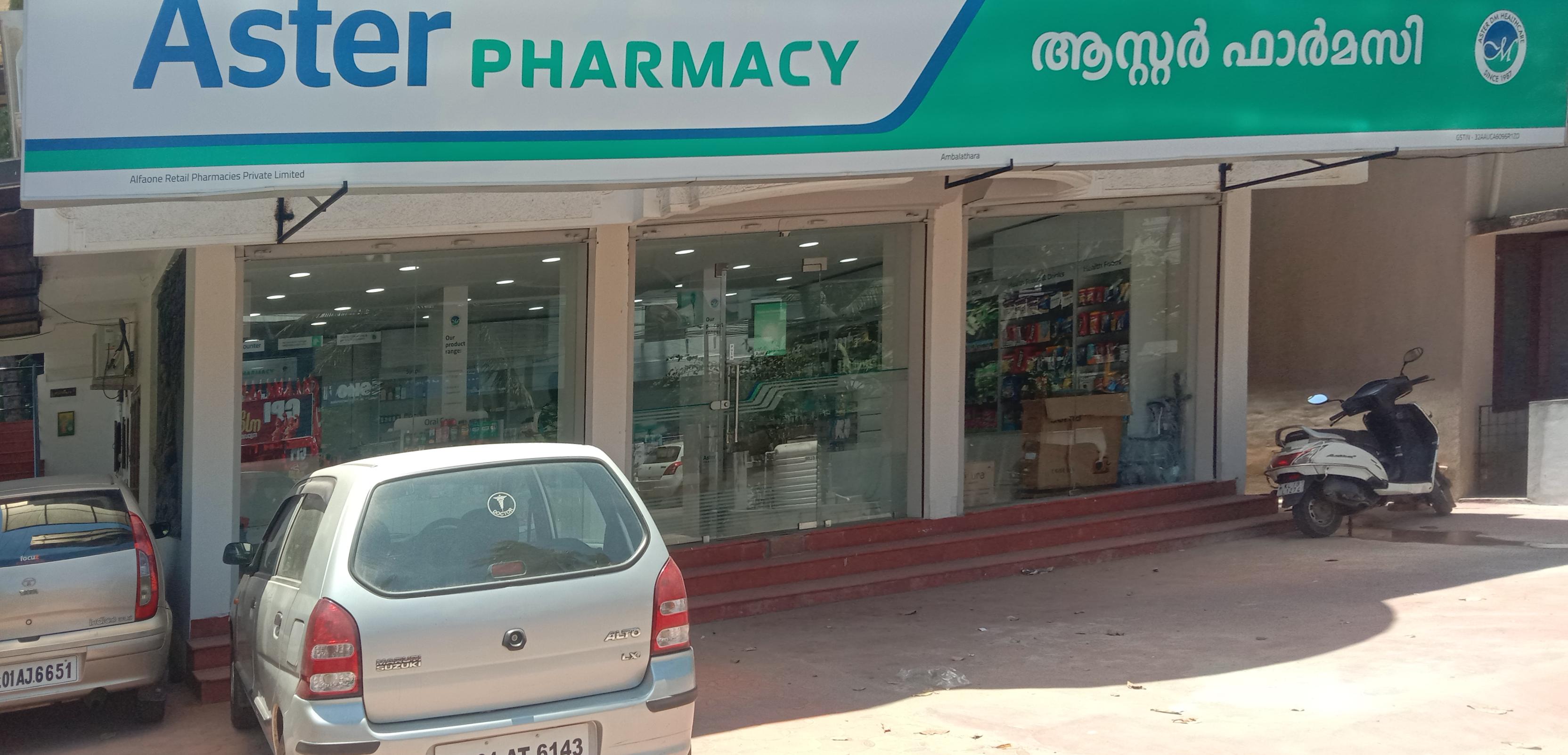 Aster Pharmacy in Ambalathara, Trivandrum
