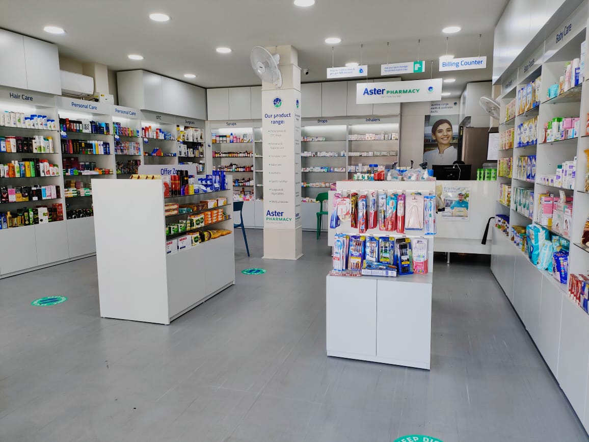 Aster Pharmacy in Valapad, Thrissur