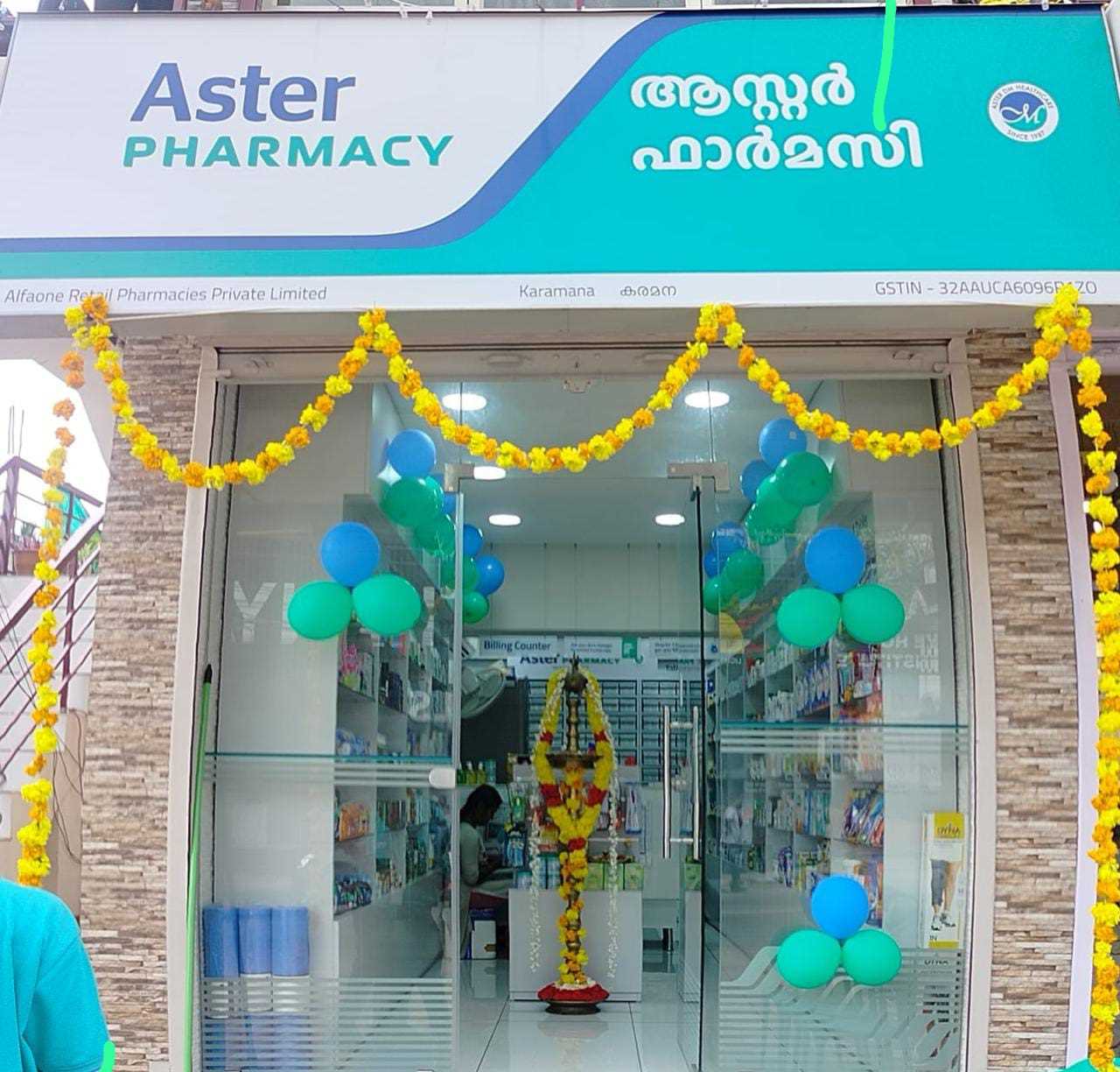 Aster Pharmacy in Karamana, Trivandrum