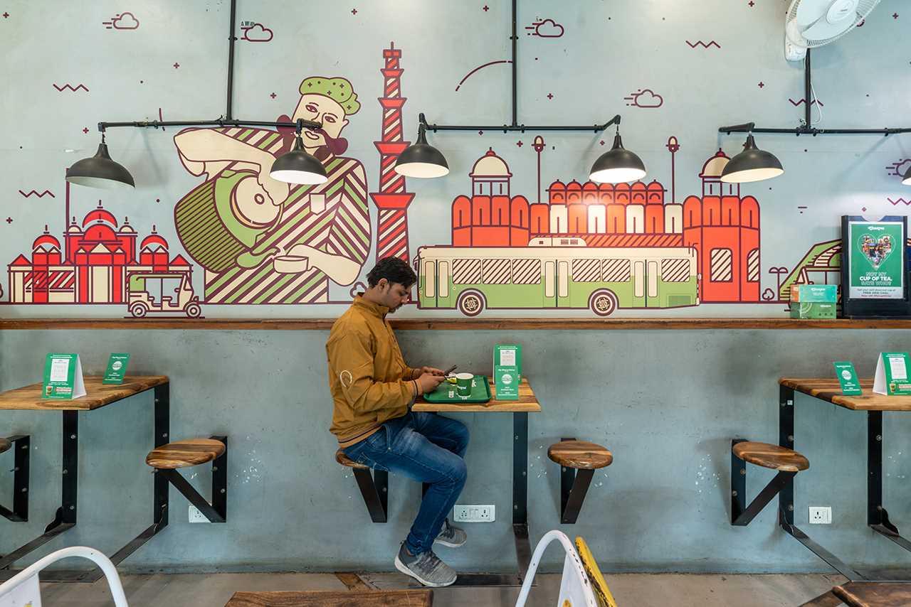 Chaayos Cafe - Nehru Place, Metro Station