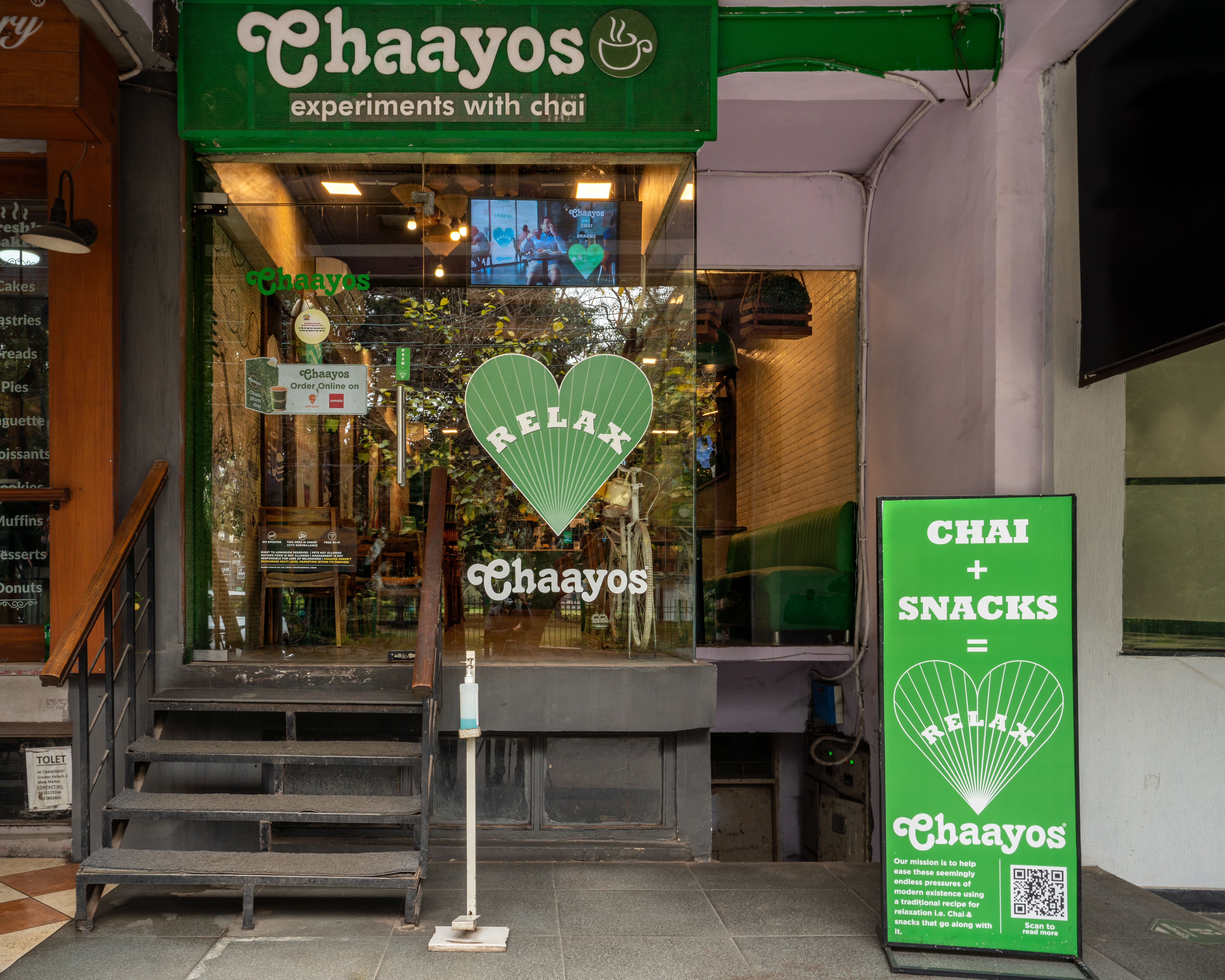 Chaayos Cafe - GK-2 M Block Market, Greater Kailash 2