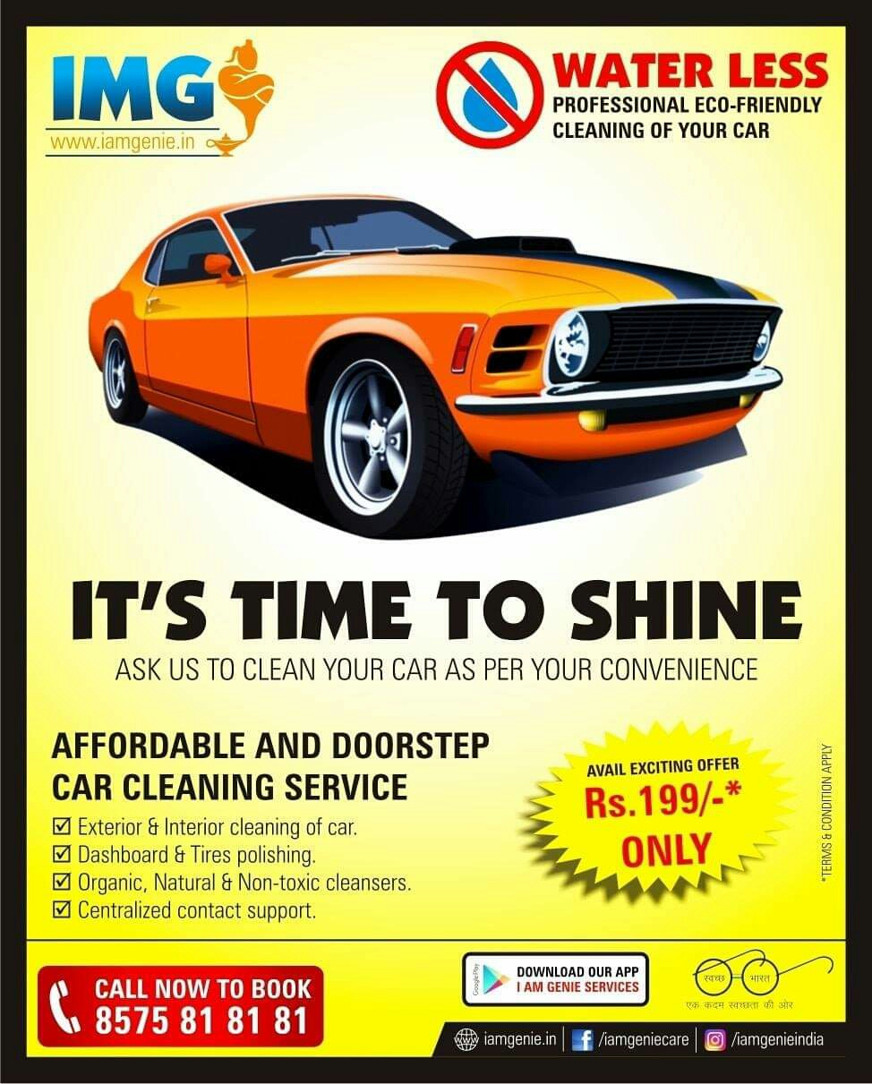 I Am Genie Doorstep Carwash & Detailing in Azamshah Layout Car wash