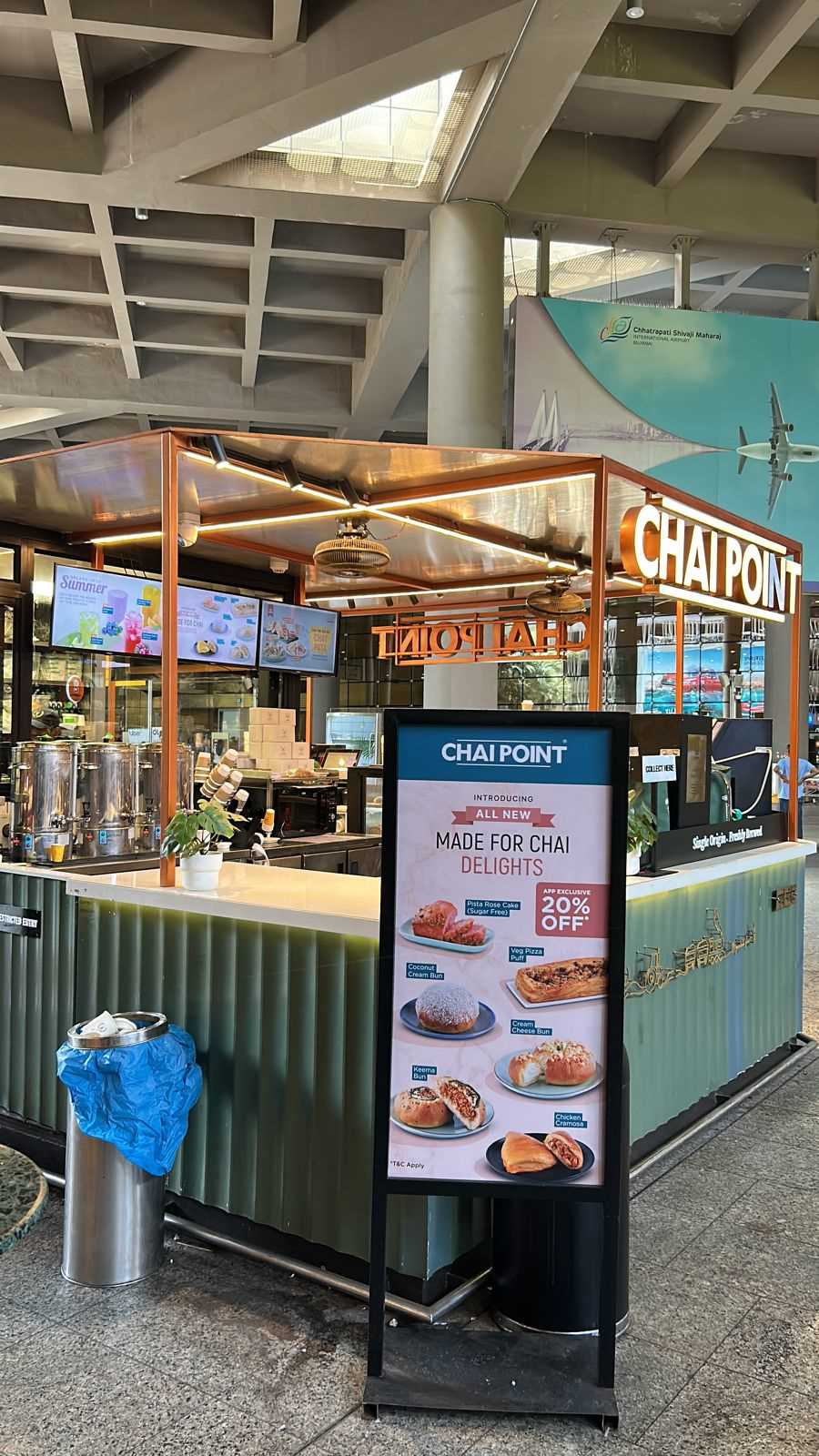 Chai Point - Chhatrapati Shivaji Airport Terminal 2 Cafe - Vile Parle, Mumbai