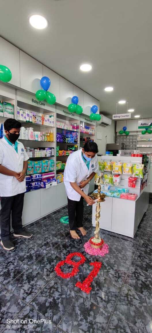 Aster Pharmacy in Kolenchery, Ernakulam