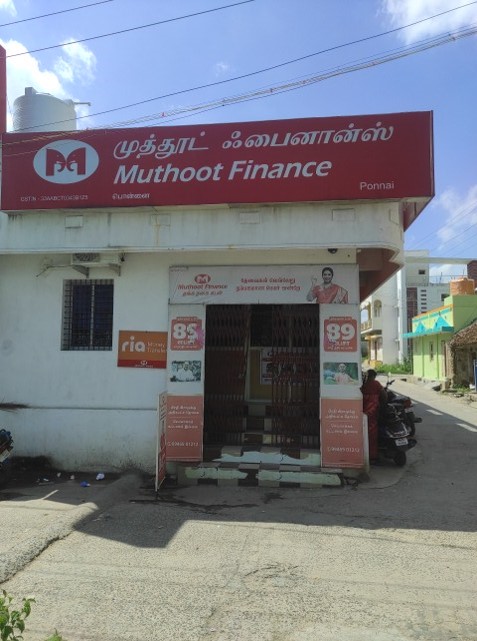 Muthoot Finance Services in Ponnai, Vellore, Tamil Nadu