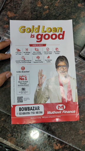 Muthoot Finance Services in Bow Bazar, Kolkata, West Bengal