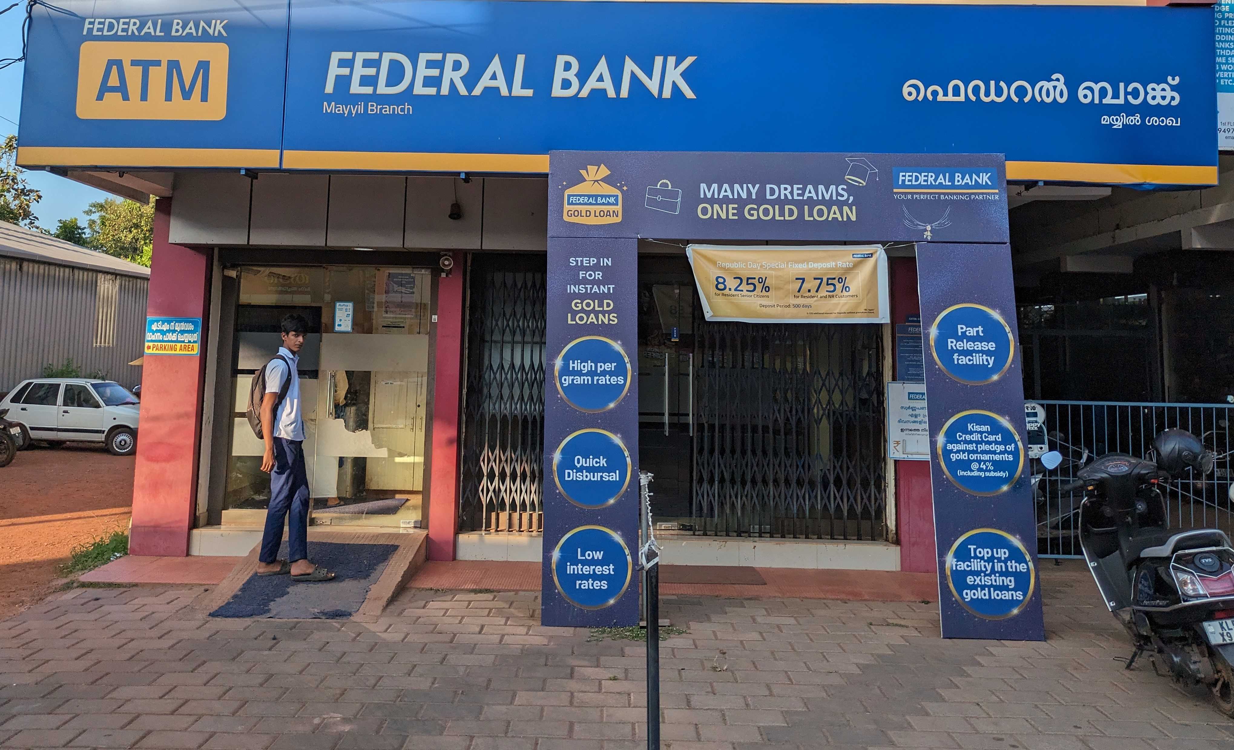 Federal Bank in Mayyil, Mayyil