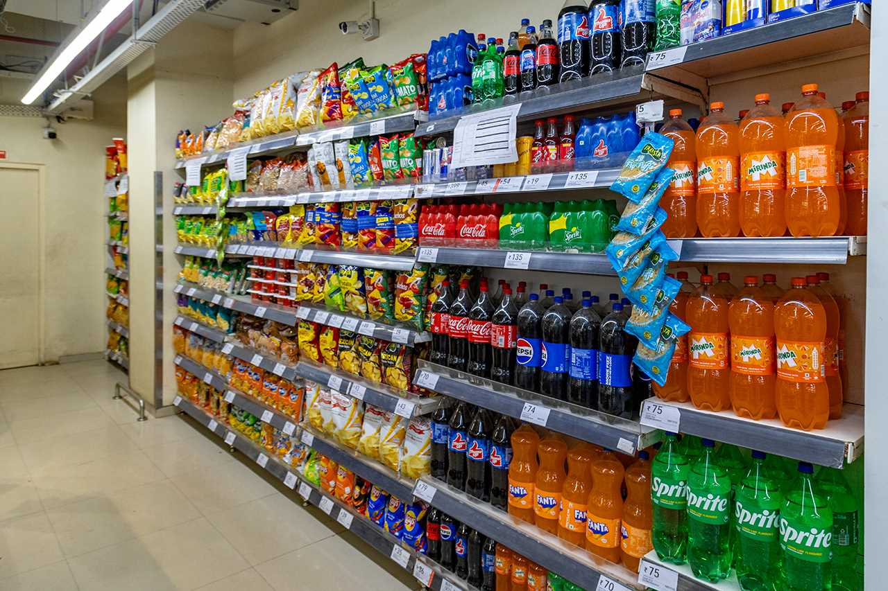 Snacks & Beverages products — illustrative category photo