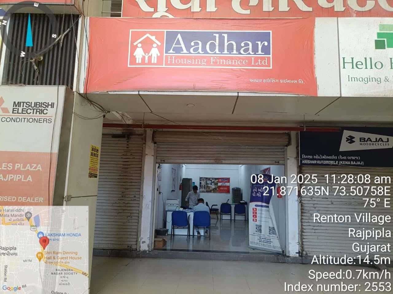 Aadhar Housing Finance Ltd in Renton Village, Rajpipla