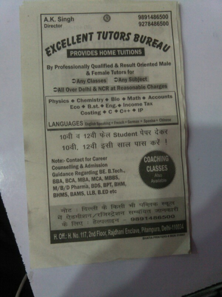 AKSingh Pitampura Delhi