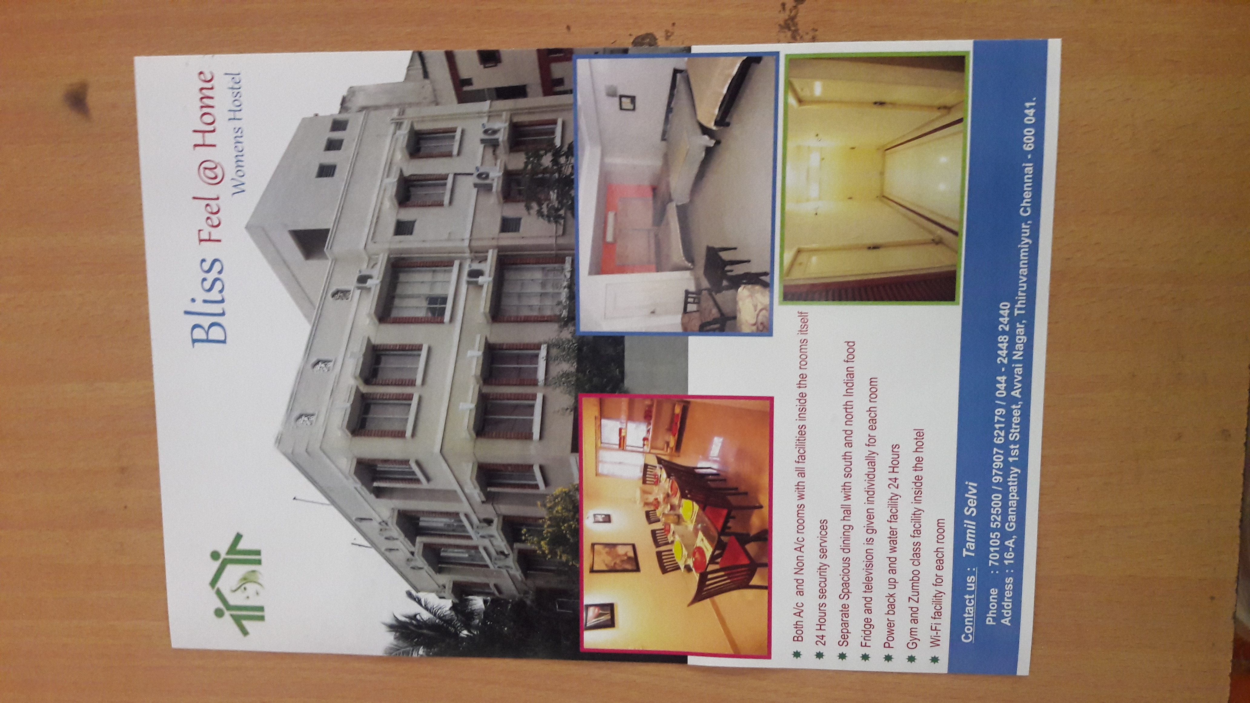 Bliss Womens Hostel  Chennai