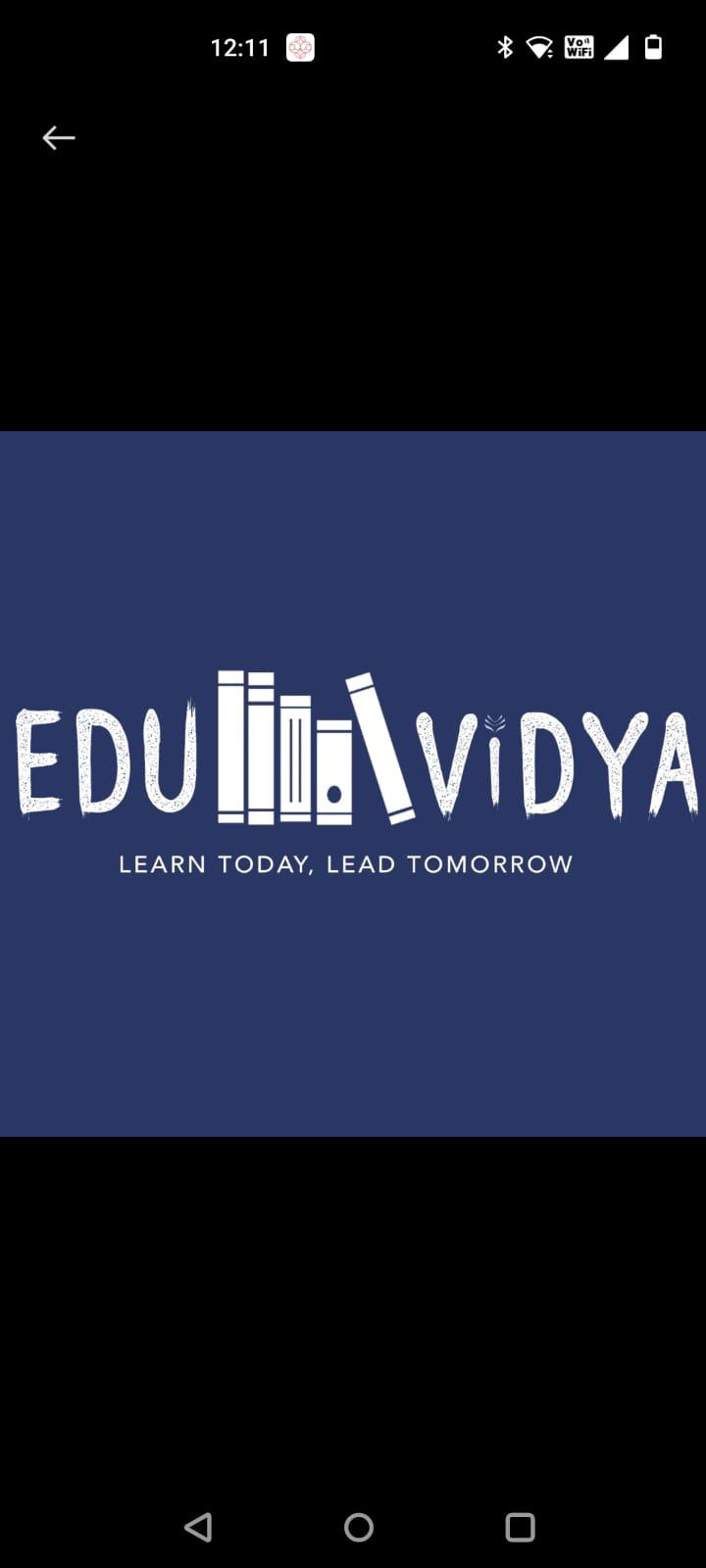 Logo of Edu Vidya