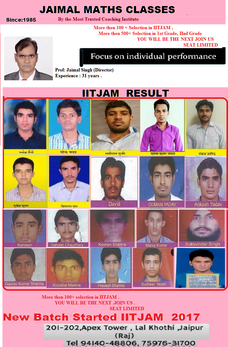 JaimalMathsClasses Tonk Road Jaipur